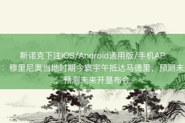 斯诺克下注IOS/Android通用版/手机APP下载 记者：穆里尼奥当地时期今寰宇午抵达马德里，预测未来开垦布会