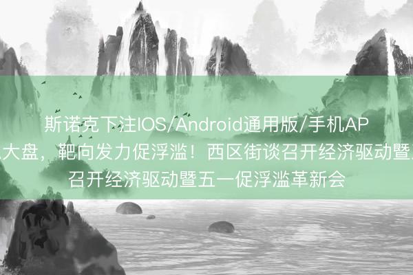 斯诺克下注IOS/Android通用版/手机APP下载 精确施策稳大盘，靶向发力促浮滥！西区街谈召开经济驱动暨五一促浮滥革新会